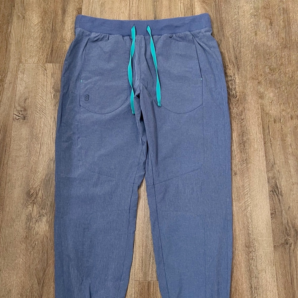 Zamora Jogger Scrub Pants Drawstring in Marine Callao  W20SW2009 Womens L - Picture 3 of 9